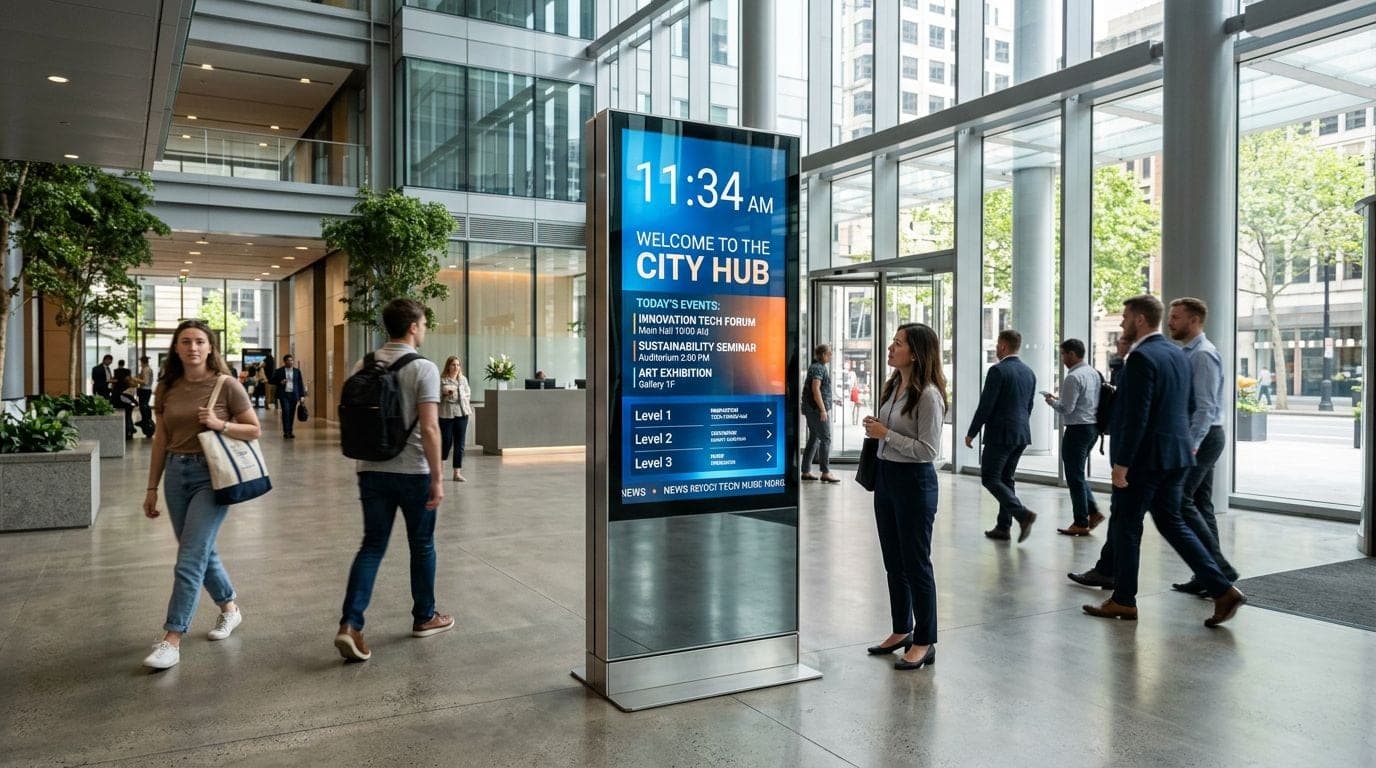 Infotainment-Terminal Kiosk